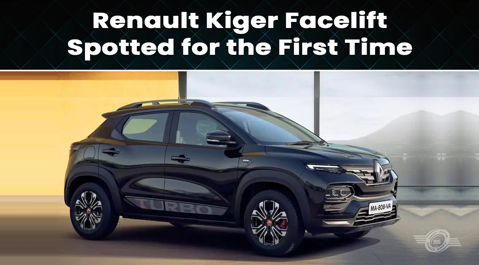 Renault Kiger Facelift Spotted for the First Time