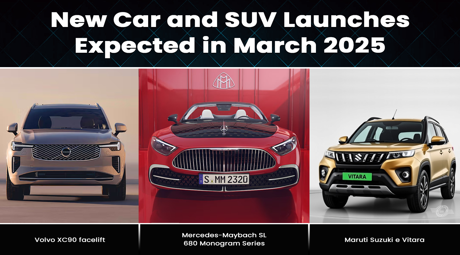 New Car and SUV Launches Expected in March 2025