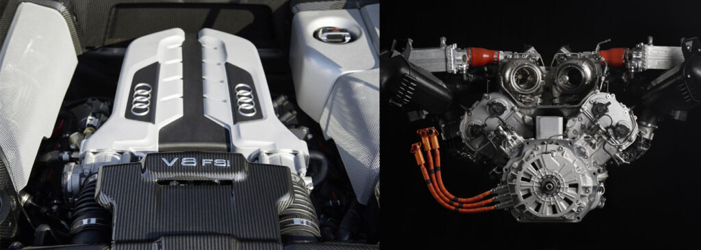 New Audi R8 Engine