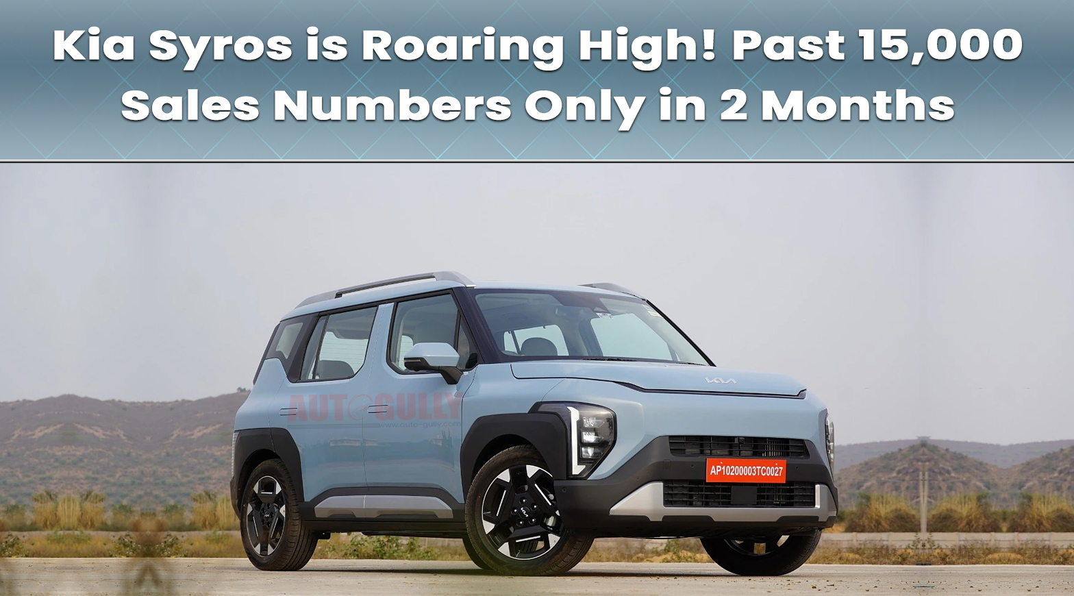Kia Syros is Roaring High! Past 15,000 Sales Numbers Only in 2 Months