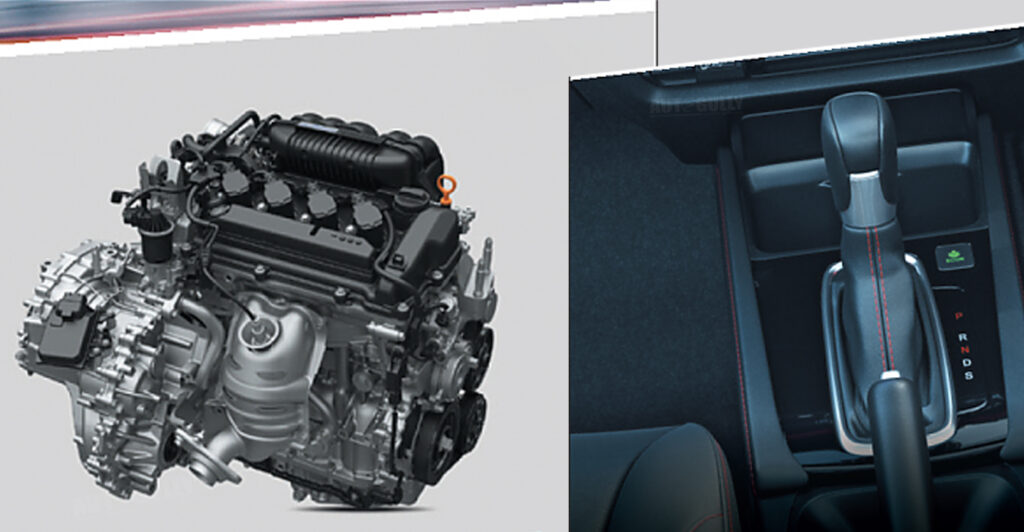 Honda City Sport engine and gearbox