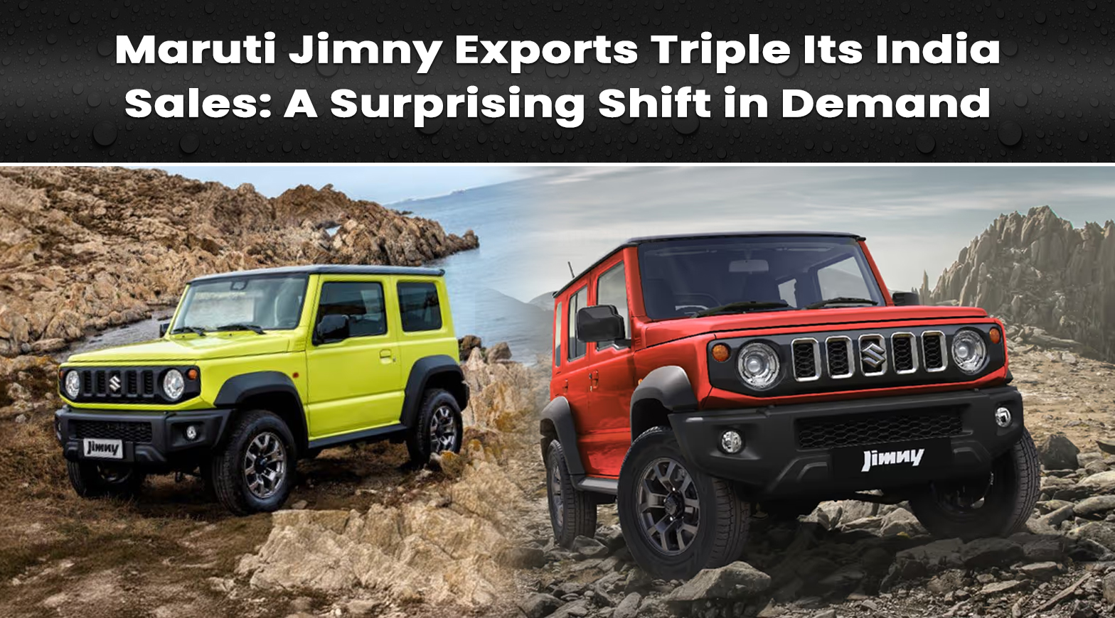 Maruti Jimny Exports Triple Its India Sales: A Surprising Shift in Demand