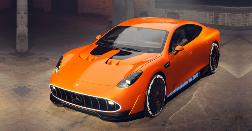 Mercedes-AMG GT XX concept battery and cooling