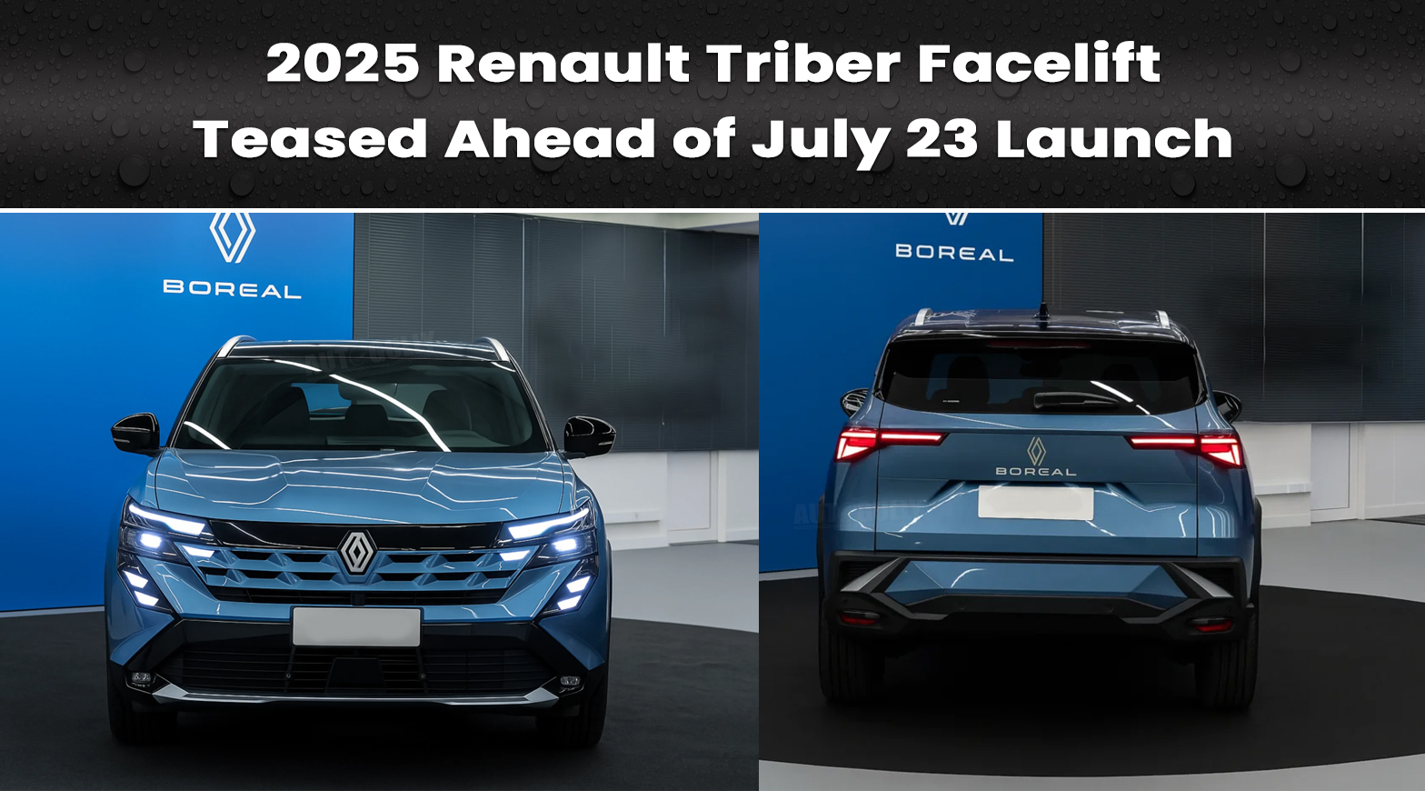 2025 Renault Triber Facelift Teased Ahead of July 23 Launch