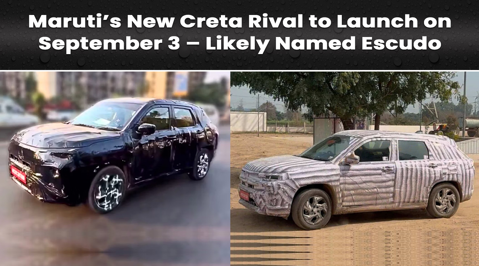 Maruti’s New Creta Rival to Launch on September 3 – Likely Named Escudo