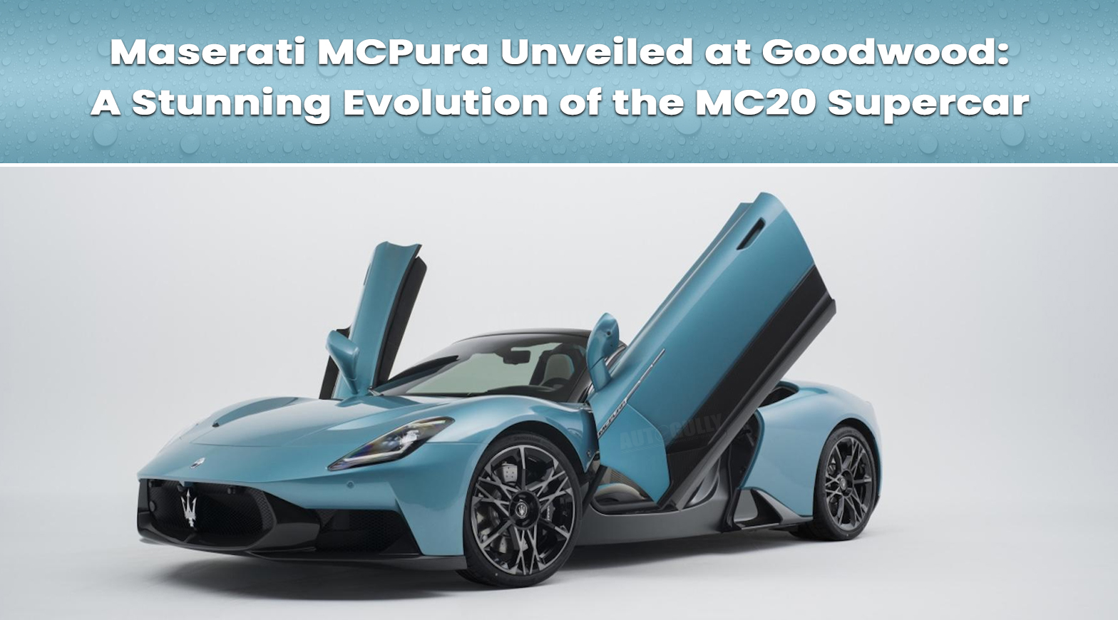 Maserati MCPura Unveiled at Goodwood: A Stunning Evolution of the MC20 Supercar