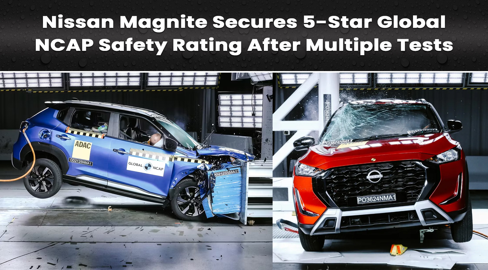 Nissan Magnite Secures 5-Star Global NCAP Safety Rating After Multiple Tests
