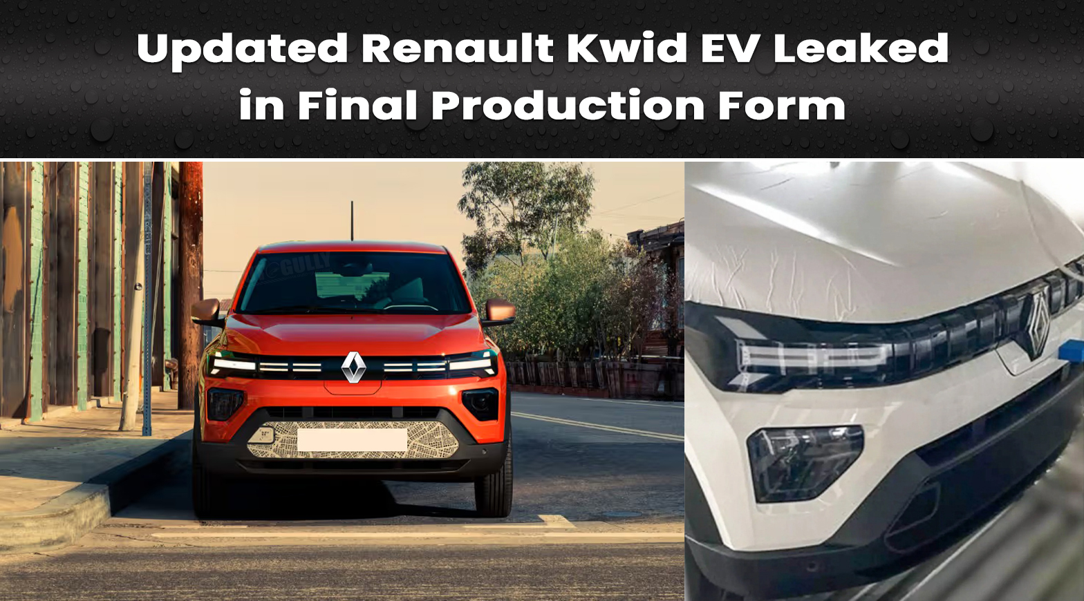 Updated Renault Kwid EV Leaked in Final Production Form