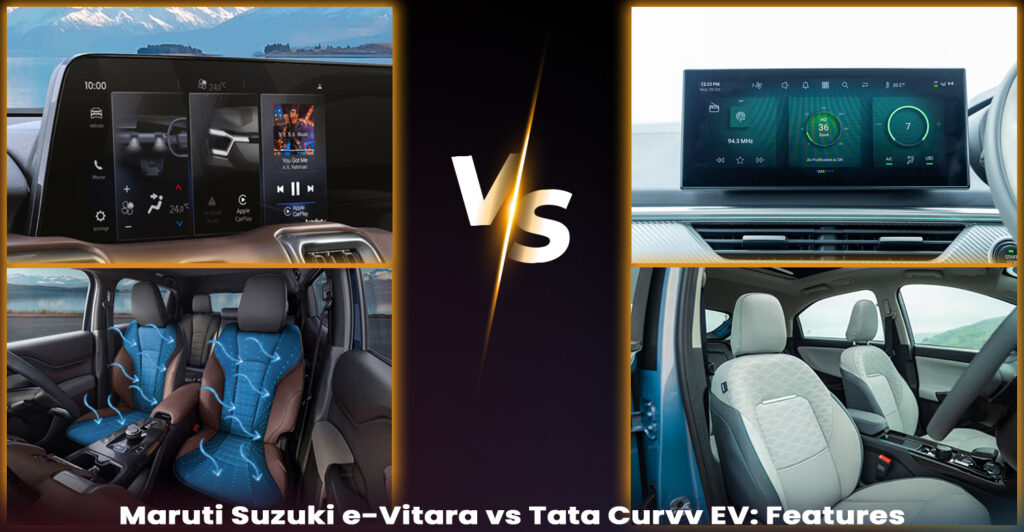 Maruti Suzuki e-Vitara vs Tata Curvv EV: Features