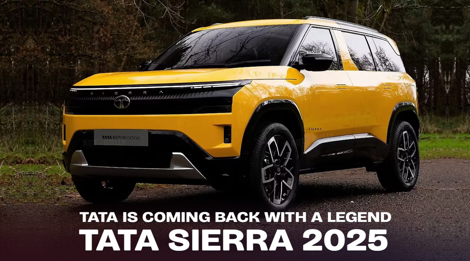 Tata Sierra 2025 – The Legendary SUV Returns in Style - AutoGully
