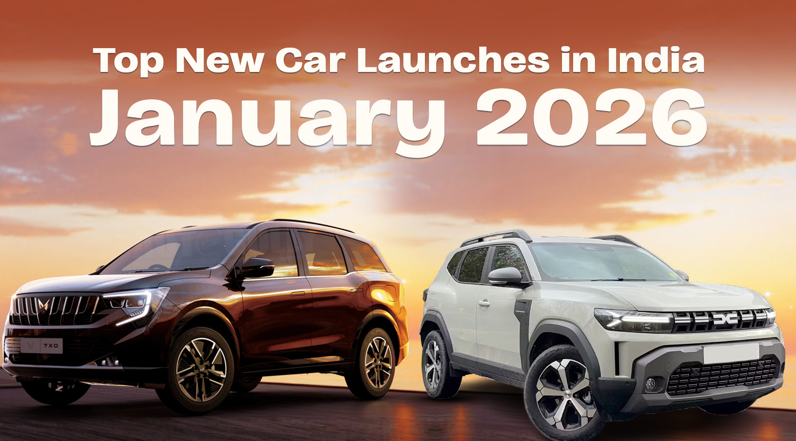 Top New Car Launches in India January 2026